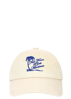 drôle de monsieur gorras hombre casquette slogan palmier - kcp197co138ow off white