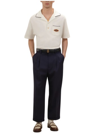 drôle de monsieur polo manpolo drôle patch - kpl165co264ow off white 2