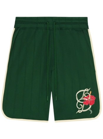 drôle de monsieur short pant manshort d hibiscus - kbs181pl160dgn dark green