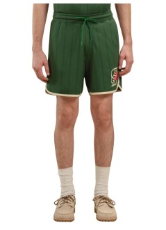 drôle de monsieur pantalon corto hombre short d hibiscus - kbs181pl160dgn dark green