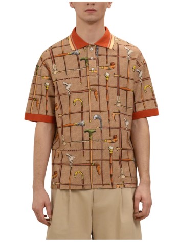 drôle de monsieur polo hombre polo cannes - kpl175co264dbg dark beige 2