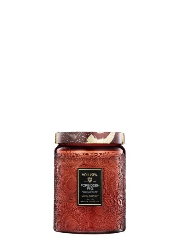 voluspa fragancia unisexforbidden fig 18oz large jar - 72325 455g 2