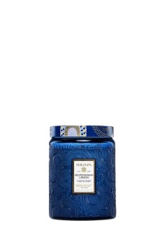 voluspa fragancia unisex mediterranean lemon 18oz large jar - 72340 455g