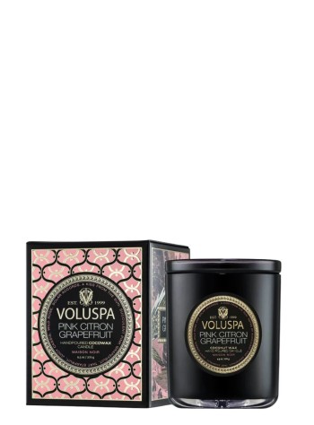 voluspa fragancia unisexpink citron grapefruit classic candle - 8205 270g 2