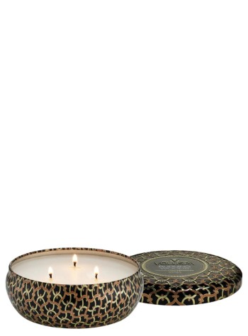 voluspa fragancia unisexburning woods 3 wick tin - 8227 340g