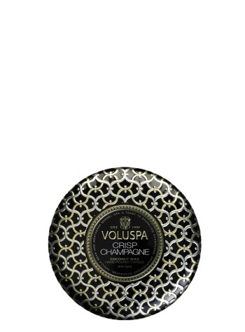 voluspa fragancia unisexcrisp champagne 3 wick tin candle - 8221 340g 2