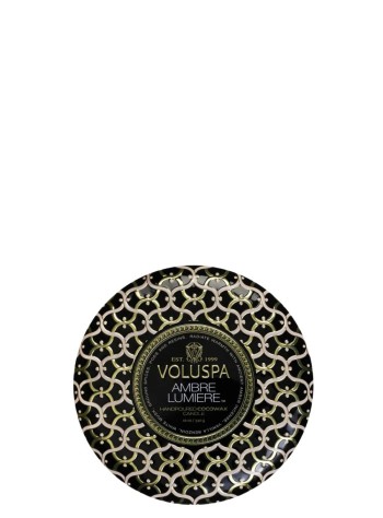 voluspa fragancia unisexambre lumiere 3 wick tin candle - 8222 340g 2