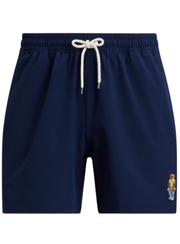 polo ralph lauren trunk manwoven-swim bottom - 710p03218001 newport navy w bear