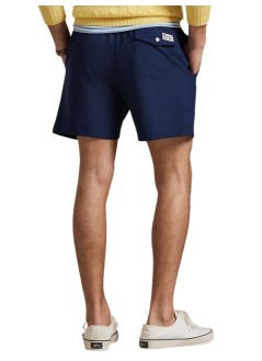 polo ralph lauren trunk hombre woven-swim bottom - 710p03218001 newport navy w bear