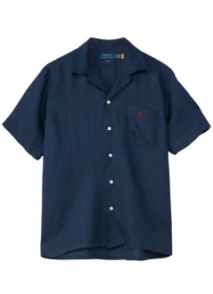 polo ralph lauren shirt manclady1pkppss-short sleeve-sport shirt - 710966421001 newport navy