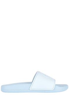 anine bing playa mujer isla slides - a1410258lh28 light blue