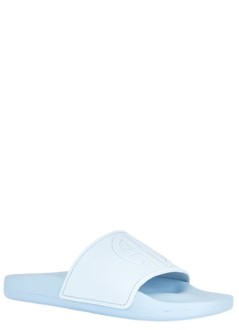 anine bing playa mujer isla slides - a1410258lh28 light blue