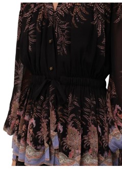 zimmermann t-shirt womanalchemy drawn blouse - 7889ts262 blkp