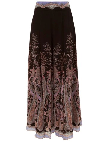 zimmermann falda mujer alchemy culotte - 7512ps262 blkp