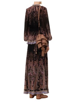 zimmermann skirt womanalchemy culotte - 7512ps262 blkp