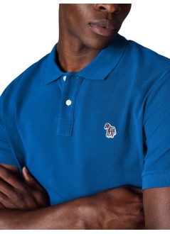 ps polo manmens reg fit ss polo shirt zebra - m2r183kzv2006745e blue