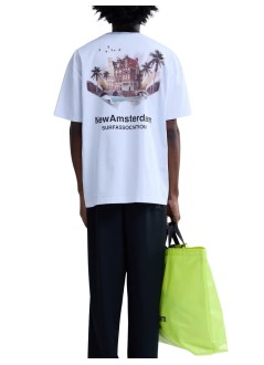 new amsterdam t-shirt mantropical tee - 2601074001 white