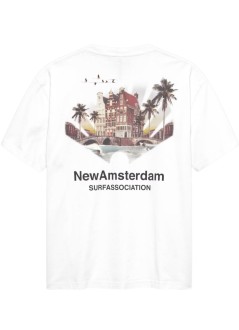 new amsterdam t-shirt mantropical tee - 2601074001 white