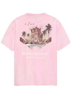 new amsterdam t-shirt mantropical tee - 2601074003 pink lady