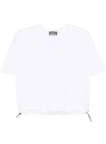 herno top womant-shirt con dettaglio in nylon - jg000264d52003 1000