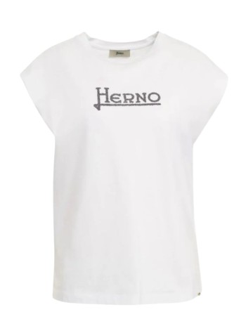 herno top womant-shirt con strass - jg000304d52126 1000