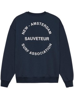 new amsterdam sweater mansurf rescue crewneck - 2601132001 navy