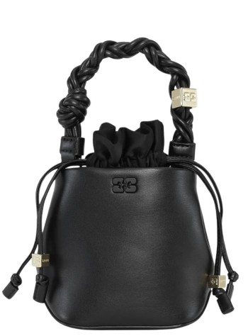 ganni crossbody mujer ganni bou bucket mini - a6800 099