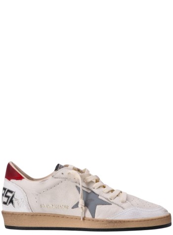 golden goose sneaker hombre ball star nappa upper suede toe and spur leather star nabuk - gmf00117f006777 12155