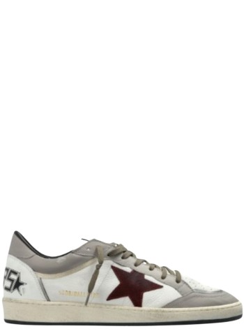 golden goose sneaker hombre ballstar nappa and leather upper leather toe and spur suede - gmf00832f008158 83255