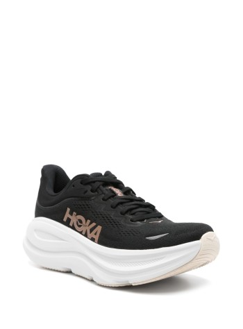 hoka one one sneaker womanbondi 9 - 1162012 black rose gold 2