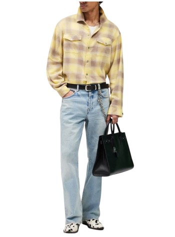 represent shirt manvintage flannel - mlm100474 creamed corn 2