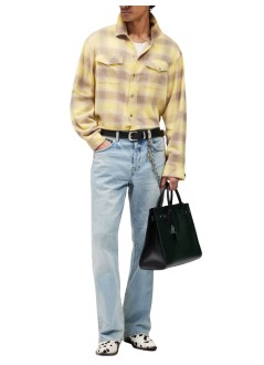 represent camiseria hombre vintage flannel - mlm100474 creamed corn