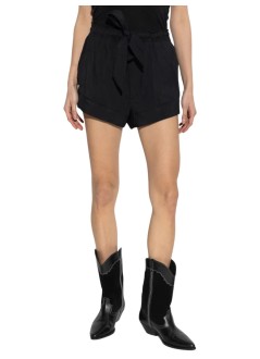 isabel marant pantalon corto mujer birva-gc - 26psh0280fad1g02e 01bk