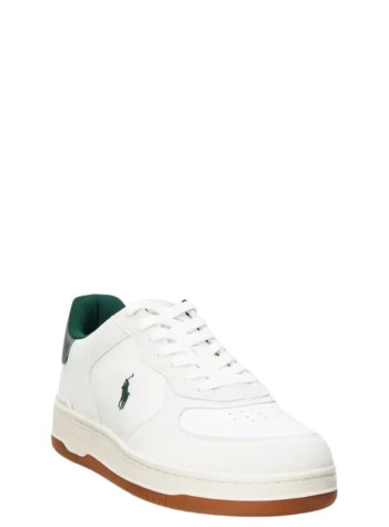 polo ralph lauren sneaker manbedford pp-sneakers-low top lace - 809p07173003 deckwash white forest 2