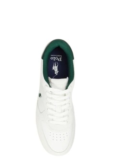 polo ralph lauren sneaker manbedford pp-sneakers-low top lace - 809p07173003 deckwash white forest