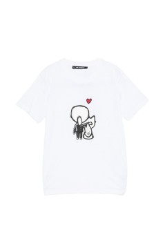 karl lagerfeld top mujer ikon valentine t-shirt - b1w17038 100
