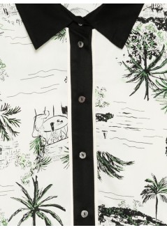 karl lagerfeld blusa mujer fluid pj blouse - b2w11016 1gw