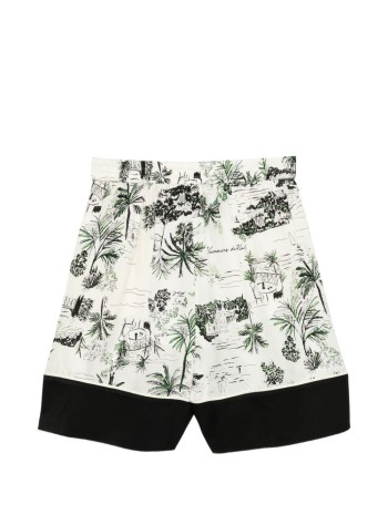 karl lagerfeld pantalon corto mujer printed pj shorts - b2w10027 1gw 2