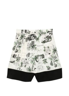 karl lagerfeld short pant womanprinted pj shorts - b2w10027 1gw