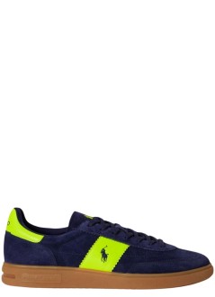 polo ralph lauren sneaker hombre bedford pp-sneakers-low top lace - 809p07172003 navy safety yellow