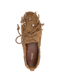 golden goose casual womancruise with fringes suede upper with accessories - gwf01056f008190 55302