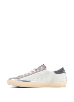 golden goose sneaker mansuper star nabuk upper suede toe and tongue leather star su - gmf00101f008112 60660