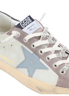 golden goose sneaker mansuper star nabuk upper suede toe and tongue leather star su - gmf00101f008112 60660