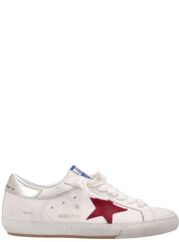 golden goose sneaker hombre super star leather upper suede star laminated heel - gmf01003f008137 12378