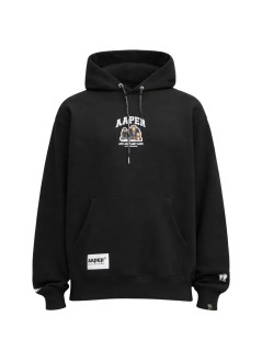 aape by a bathing ape sudadera hombre aape  aaper hoodie - aapswmc370xxp bkx
