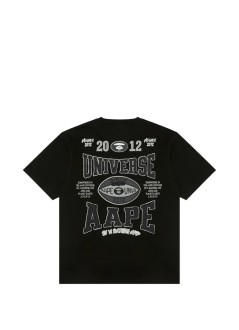 aape by a bathing ape camiseta hombre aape theme main tee - aaptem1746xxp bkx
