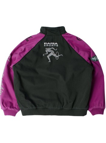 by parra outerwear manowl meets rat racing jacket - 55100 purple pink 2