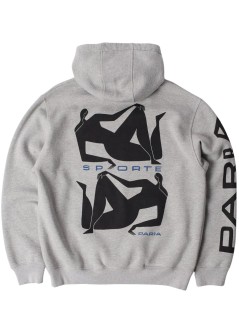 by parra sudadera hombre parra sporte hooded sweatshirt - 55120 heather grey
