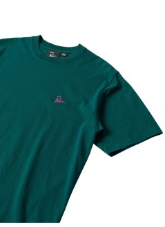 by parra camiseta hombre signature t-shirt - 55145 dark green