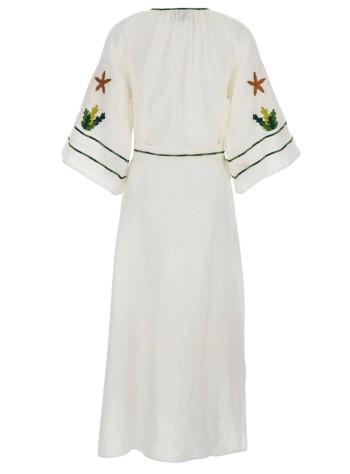 benaras by citrus dress womansea life veronica - be24864 white multi 2
